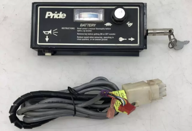 Dashboard Panel Control Indicator Pride Legend Scooter Battery Speed Ignition
