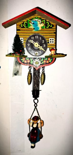 Black Forest Bouncing Girl Novelty wind-up, Cuckoo Clock Shop item