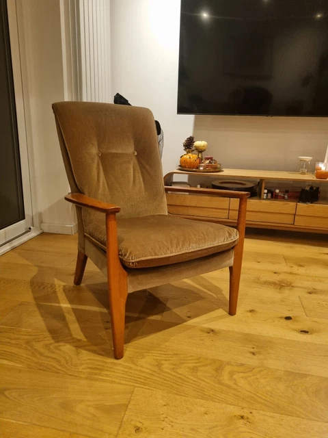 parker knoll Arm Chair Retro Vintage Mid Century Teak