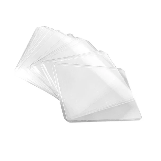 25 PCS PV De La Carte Pochette Cartes Pochettes Protection Pour EUR 11,54 - PicClick IT