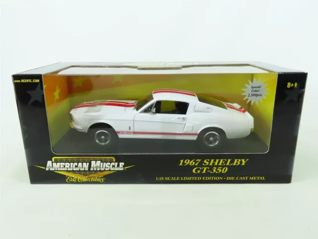 1:18 Scale Ertl American Muscle Die-Cast 29259P 1967 Shelby GT-350