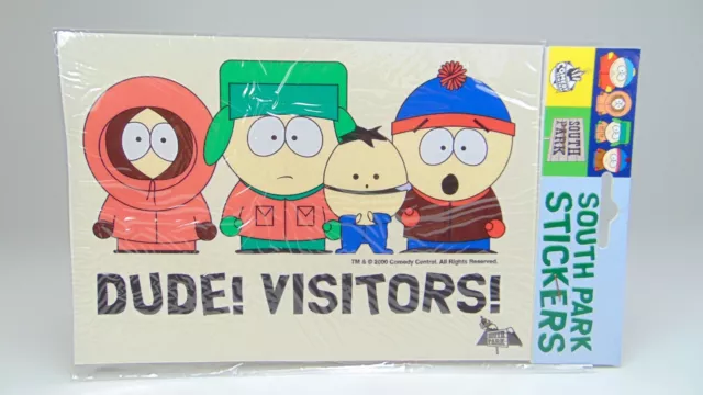Stickers Autocollant 20Cm X 15Cm  South Park Comedy Central Vintage 2000