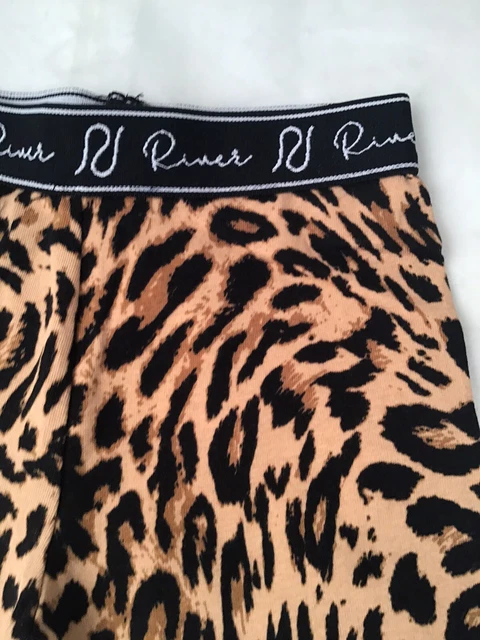 River island mini girls aged 2-3 years leopard print cycling shorts set BNWT 8