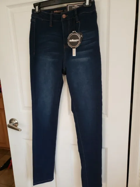 Dollhouse Juniors’ Curvy-Fit High-Rise Skinny Jeans, Christina Size 5/6 NWT