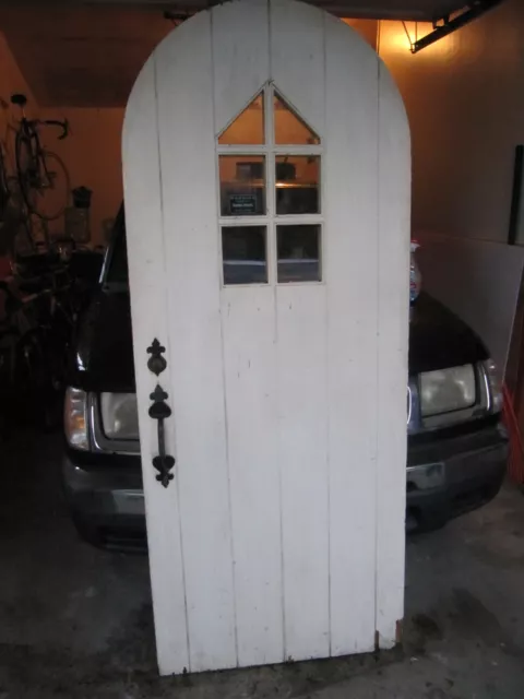 ◆ Rare Early 1900's Mansion * Antique Front Door ◆ Solid Oak ◆  Local Pick Up ! 3