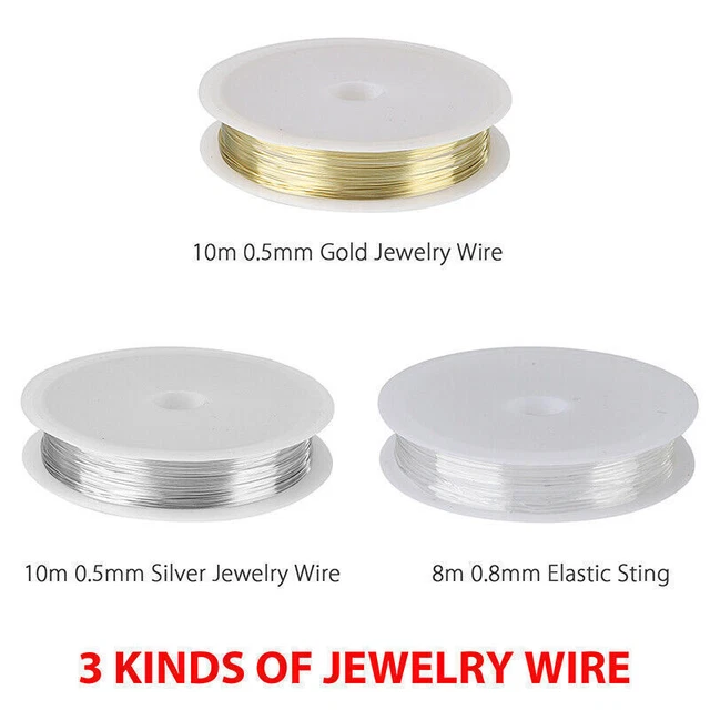 Jewelry Making Supplies Findings Starter Kit Beading Wires Pliers Repair Tools 3