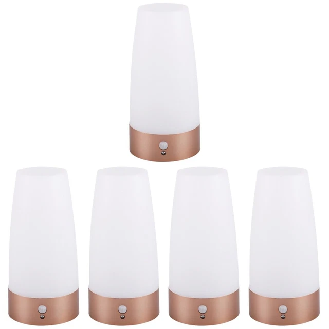 5 COUNT MOTION Sensor Light Battery Operated Night Nursing Room £40.79