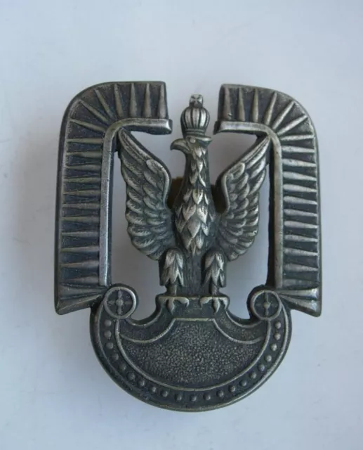 POLISH POLAND WWII Air FORE PILOT HAT EAGLE BADGE,massive type