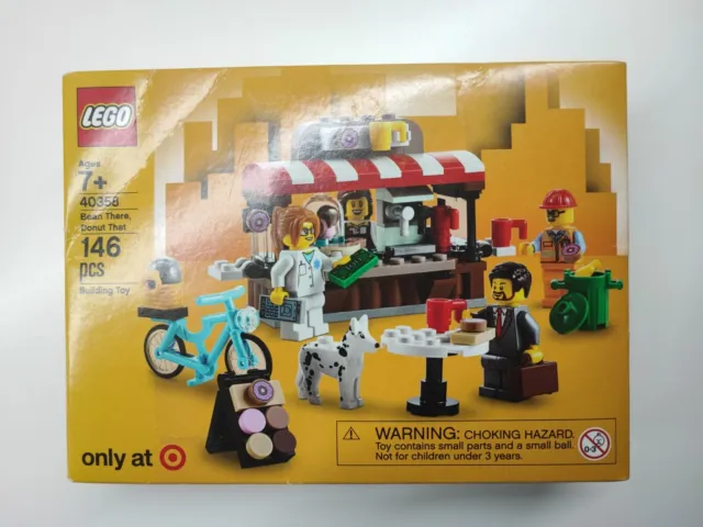 LEGO Promotional Target USA 40358 Bean There, Donut That - Nuovo ammaccato