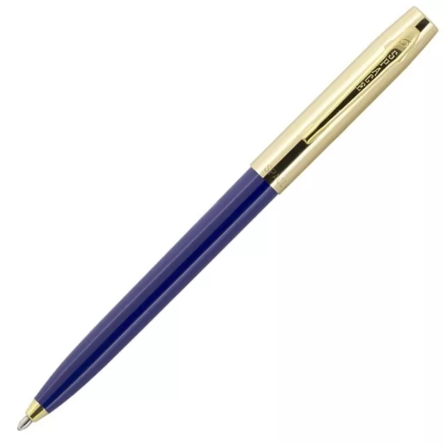 S251G-BLUE Fisher Space Pen Plastic Barrel Cap-O-Matic, Blue, Brass Cap, 1 Each