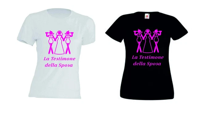 t-shirt Magliette Addio al Nubilato Celibato Divertente testimone Sposa NC06