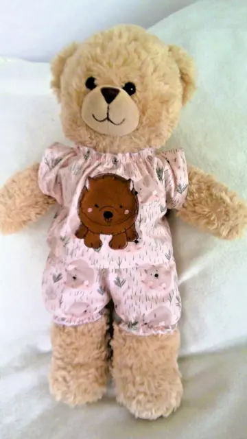 NEW BAB Build a Bear Handmade teddy  clothes to fit 40cm size girls pyjamas