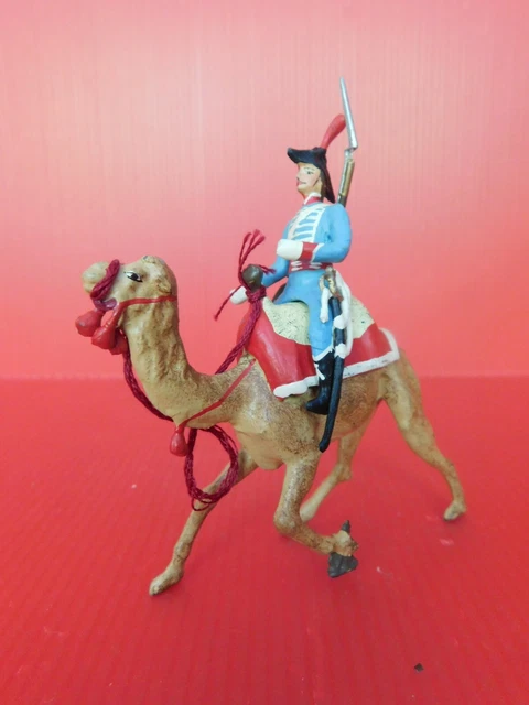 Soldat en plomb peint egyptien