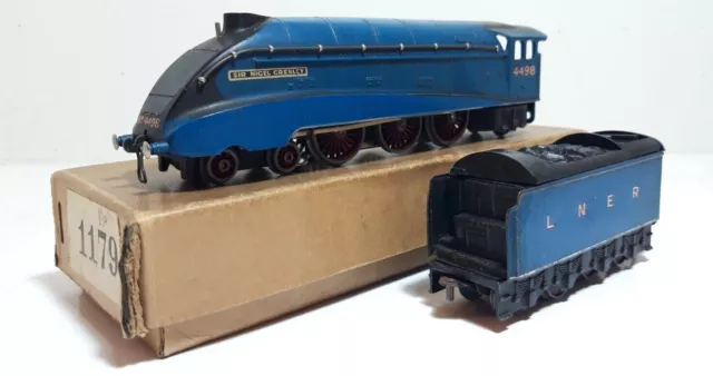 Hornby Dublo Pre War Edl1 Sir Nigel Gresley - In Repair Box