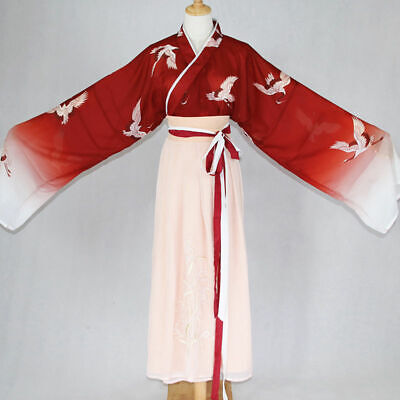 Fairy Clothing Hanfu Dress Women Ancient Chinese Tops Skirt Cosplay Costume Tang