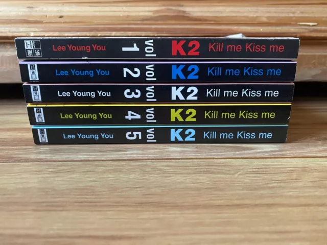 K2 Kill me Kiss me - Manga Bände 1 , 2 , 3 , 4 , 5 komplett - Deutsch –