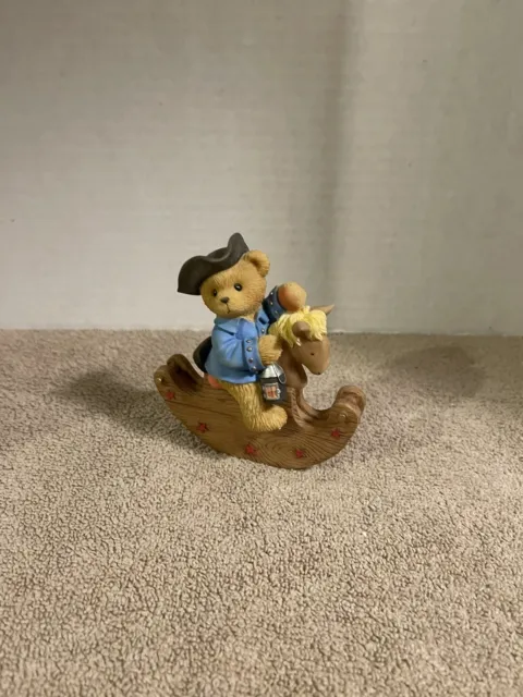 2000 Cherished Teddies Paul Revere #676888 Enesco Figurine You Can Trust Me