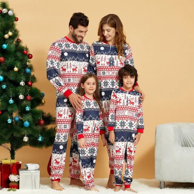 Tuta Natale Donna Uomo Bambini Coppie Famiglia Onepz Abbigliamento Novità Regalo