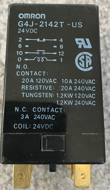 Relais De Puissance Omron G4W-1112P-US-TV8-DC12 - 12V DC - 1 Contact NO - Neuf En Sachet