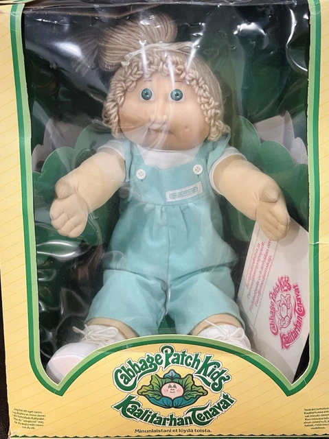 Cabbage Patch Computer CABBAGE PATCH KIDS Kaalitarhan Tenavat Finland Jesmar Girl HM 2 Green ...