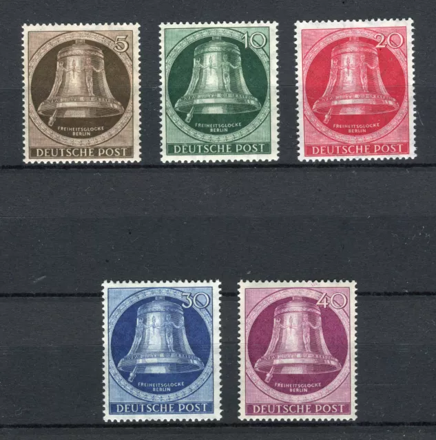 Berlin 75-79 Freiheitsglocke Klöppel Links  Satz postfrisch (9542)