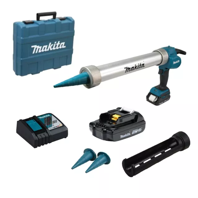 Makita Akku-Kartuschenpistole 18V DCG180RYEX + 2 Akkus + Koffer Silikonpistole