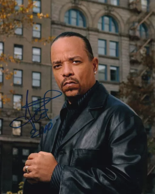 ICE T signed Autogramm 20x25cm LAW & ORDER in Person autograph COA