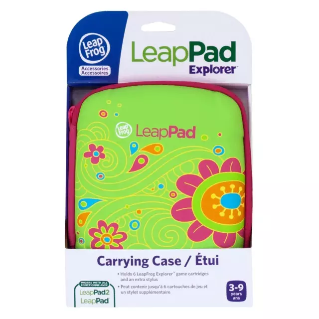 New Genuine LeapFrog LeapPad Accessories - Carrying Case + Gel Skin Leap Frog 3