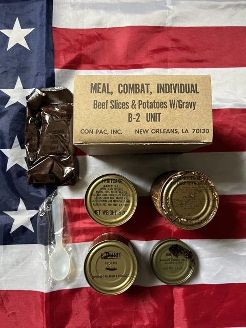 Ration De Combat Militaire Américaine MRE US 03/2027 Menu 7