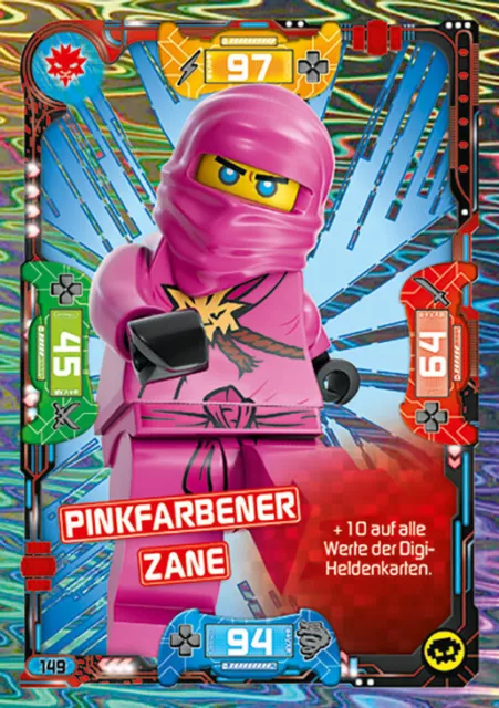 Lego Ninjago Series 5 Card #149 - Pink Zane - Mega Card £2.29 - Picclick Uk