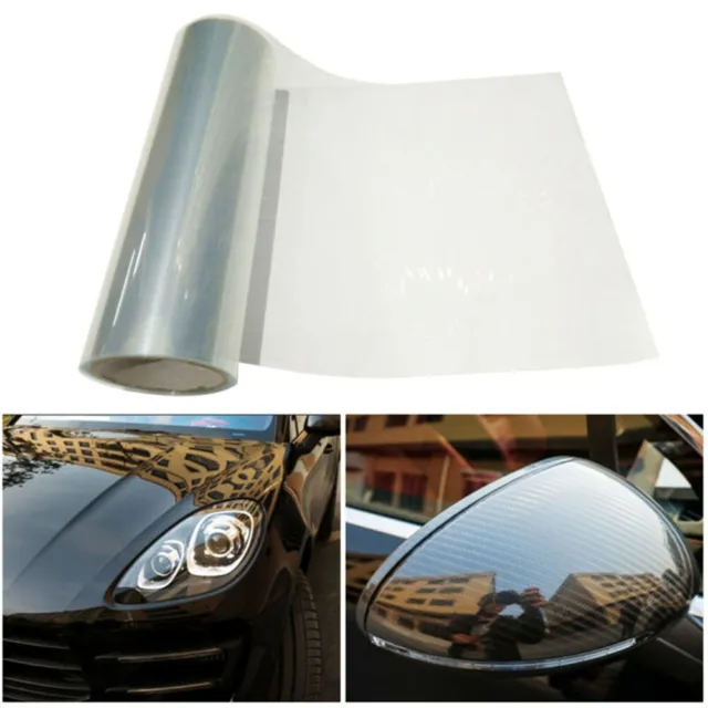 Glossy Finish Protective Vinyl Film Wrap for Headlights Taillights 12x48in