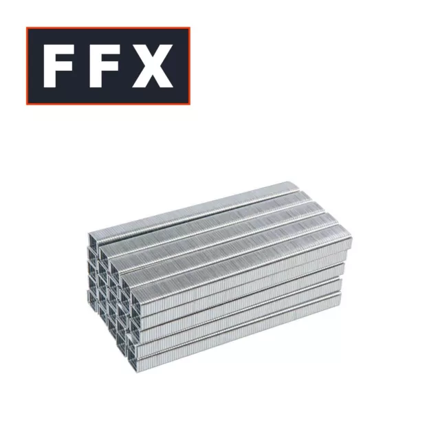 Fixman 470282 10J Galvanised Staples 5000pk 11.2x8x1.16mm