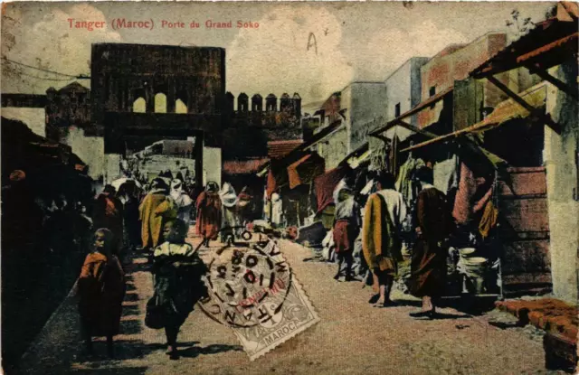 CPA AK MAROC TANGIER Porte du Grand Soko (688692)