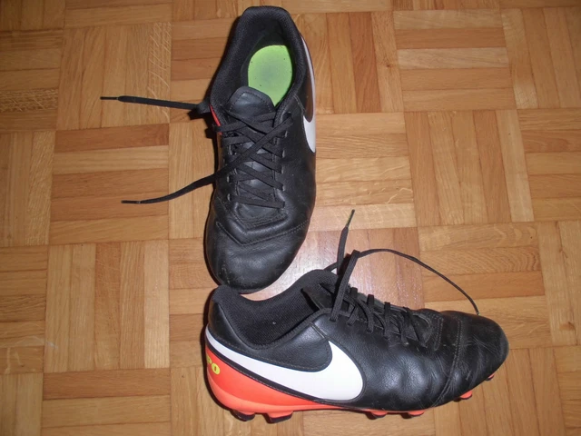 Fußballschuh Stollen Gr.38,5 Nike JR Tiempo Legend VI FG 819186018 echt Leder
