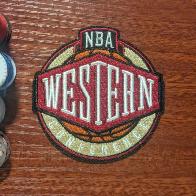 NBA Western Conference Logo Patch Basketball Sports Embroidered Iron On 3x3"