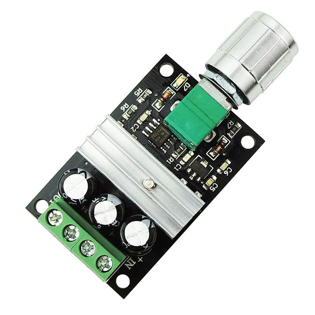 PWM DC Motor Speed Controller 6 V 12 V 24 V 28 V 3A interruptor regulador de velocidad Le