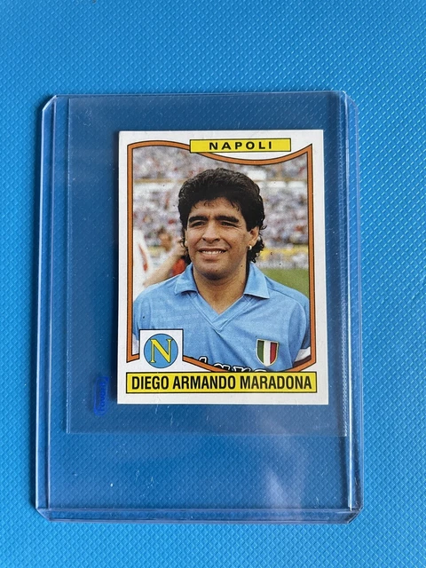 Figurine Panini Mexico 86 – Maradona N°84 – Autocollante – Récupérée – Très Bon état