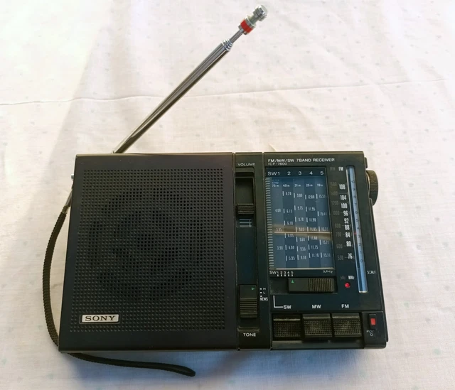 SONY FM/LW/MW/SW HI Scan Receiver Radio ICF-PRO80 - Tuner EUR 34,00 - FR