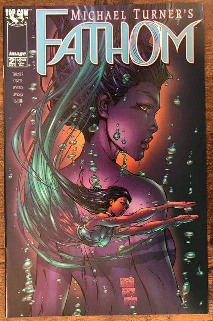 Fathom Vol 1 #2 By Michael Turner Bill O'Neil Variant A Top Cow Image NM/M 1998
