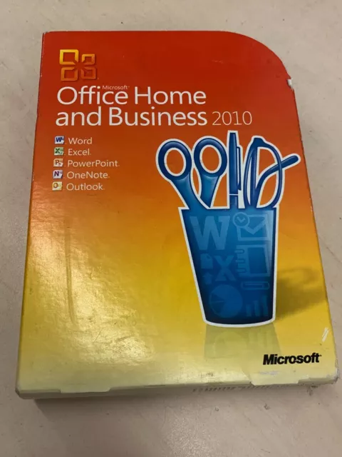 Microsoft Office Home and Business 2010 GENUINE w/key