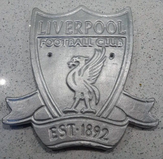 LIVERPOOL FC CAST aluminium sign Anfield football club plaque not cast ...