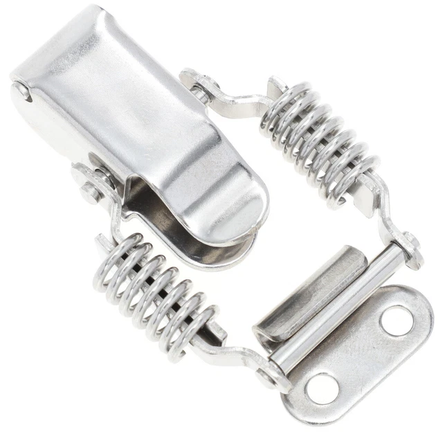 STAINLESS STEEL IRON Spring Lock Loaded Draw Catch Furniture Latches £7 ...