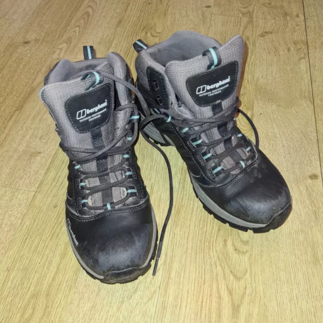 Womens Berghaus Grey Waterproof Walking Hiking Boots VGC - UK 6.5 Expeditor