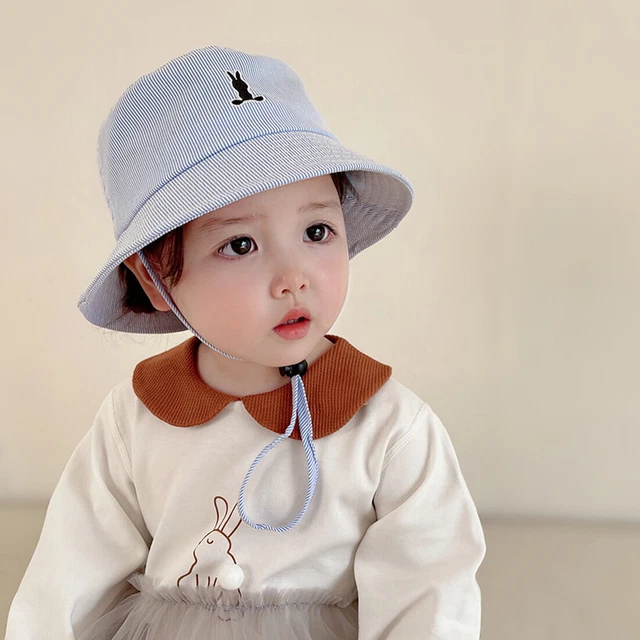Cappello da sole secchio bambino bambino bambino traspirante regolabile cappello da pesca estivo