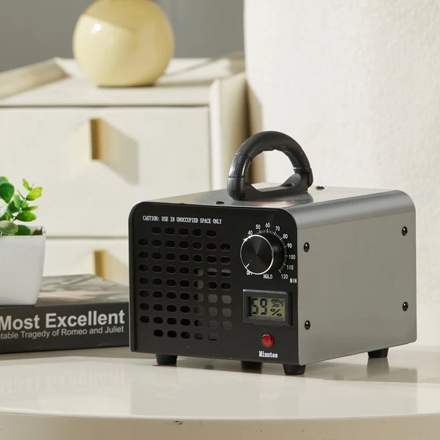 VEVOR Generatore Ozono 36000 Mg/h – Purificatore Aria Industriale Con Timer 0-120 Min