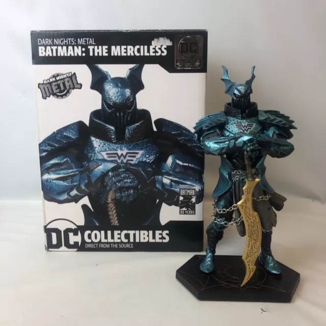 DC Dark Nights: Metal, Batman: The Merciless Resin Statue — Complete CIB #0038
