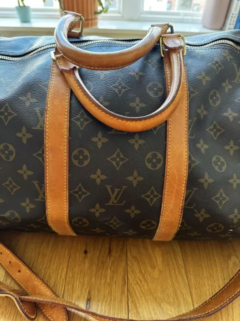 Louis Vuitton Khaki Mini Monogram Louise Duffel Bag - Yoogi's Closet