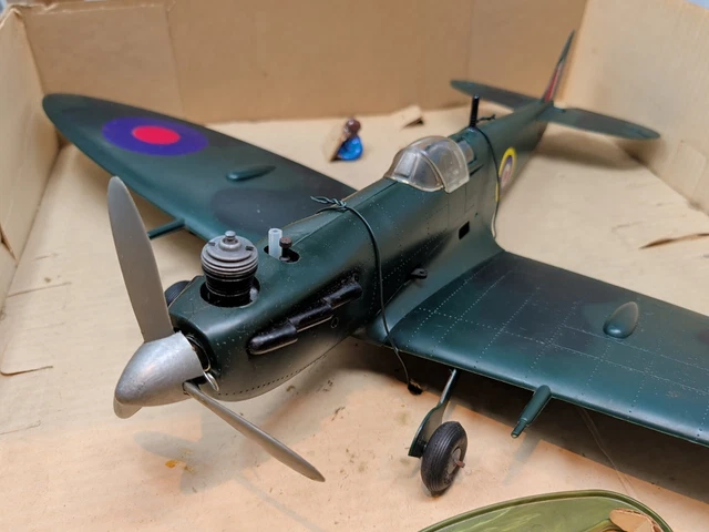 VINTAGE COX SPITFIRE MK VB .049 CONTROL LINE FIGHTER PLANE BOXED 1960s ...