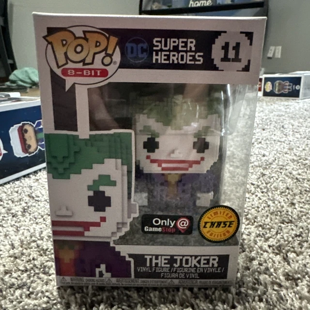 Funko Pop 8 Bit – The Joker #11 Chase – GameStop – Neuf Sous Emballage