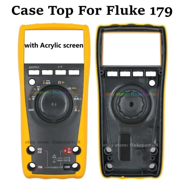 For Fluke 179 TRMS Digital Multimeter Front Top Case Cover Replacement Parts Neu